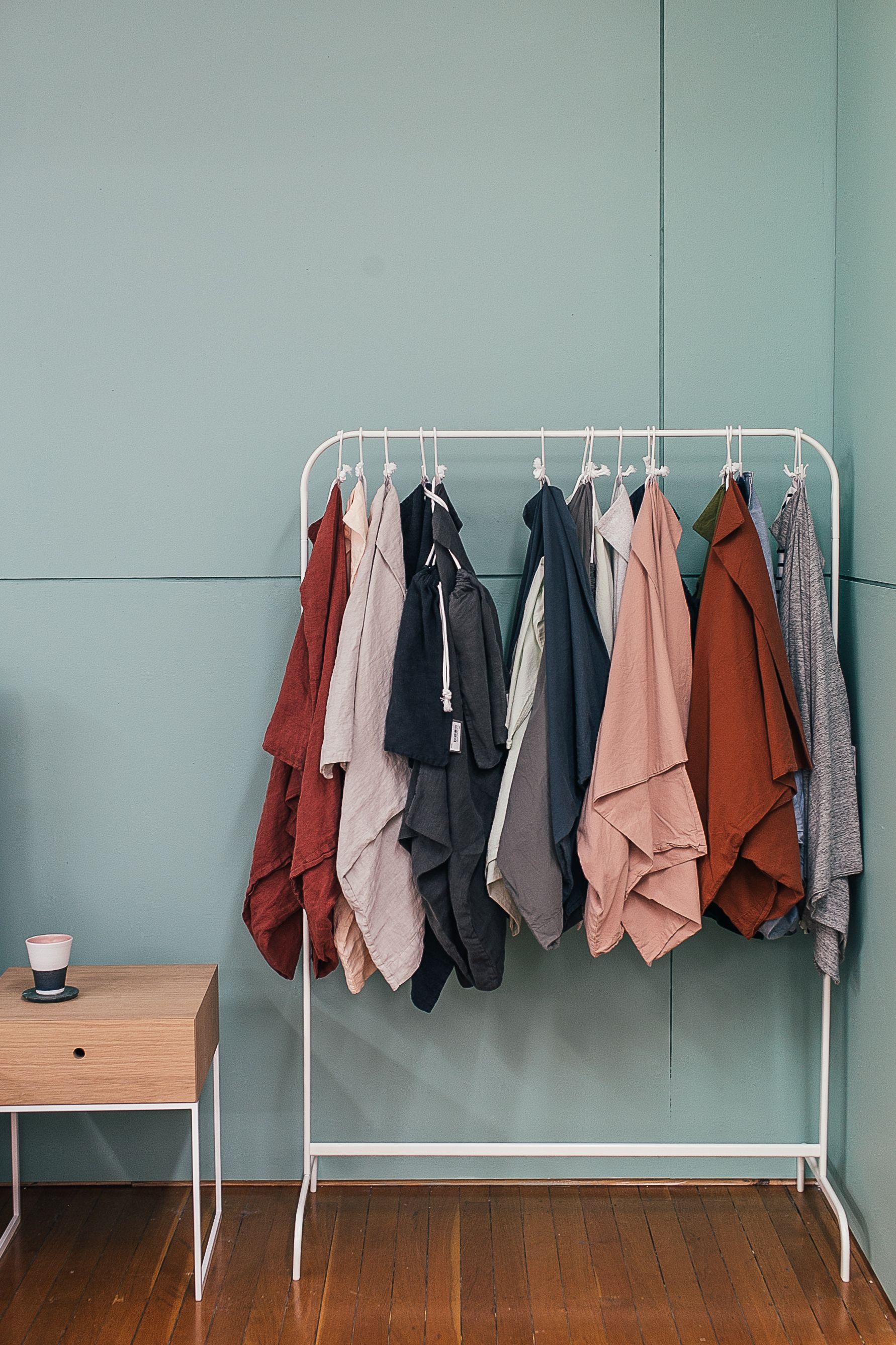 Folded womenswear